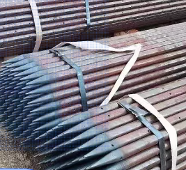 龙潭超前小导管预埋钢管出尖打孔焊倒刺无缝焊管厂